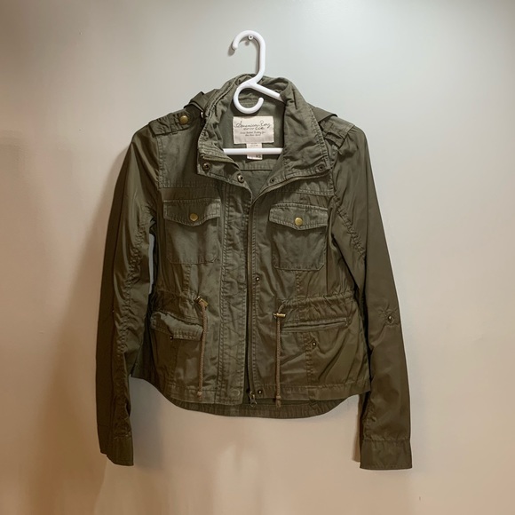 Army green, light jacket - Picture 5 of 6